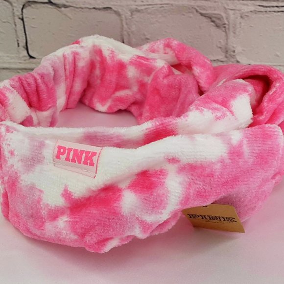 'PINK' VICTORIA'S SECRET TIE-DYE KNOTTED HEADWRAP/ BAND - Picture 6 of 16